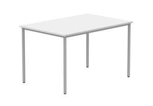 Office Rectangular Multi-Use Table | 1200X800 | Arctic White/Silver