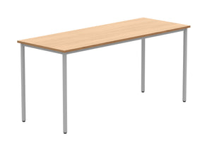 Office Rectangular Multi-Use Table | 1600X600 | Norwegian Beech/Silver
