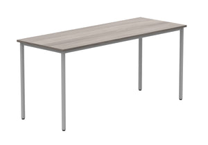 Office Rectangular Multi-Use Table | 1600X600 | Alaskan Grey Oak/Silver
