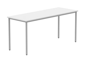 Office Rectangular Multi-Use Table | 1600X600 | Arctic White/Silver