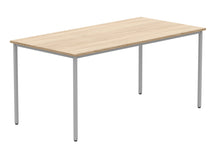 Load image into Gallery viewer, Office Rectangular Multi-Use Table | 1600X800 | Canadian Oak/Silver