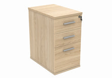 Load image into Gallery viewer, Desk High Office Storage Unit | 600 Deep | Canadian Oak