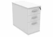 Load image into Gallery viewer, Desk High Office Storage Unit | 800 Deep | Arctic White