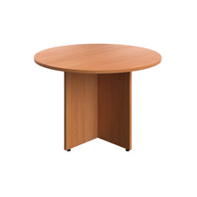 Load image into Gallery viewer, Round Meeting Table | 1100mm | Beech