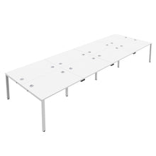 Load image into Gallery viewer, CB Bench with Cable Ports: 8 Person | 1600 X 800 | White/White