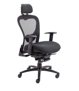 Strata High-Back Task Chair with Seat Slide | Black