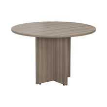 Load image into Gallery viewer, Round Meeting Table | 1100mm | Grey Oak