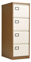 Load image into Gallery viewer, Bisley 4 Drawer Contract Steel Filing Cabinet | Coffee Cream