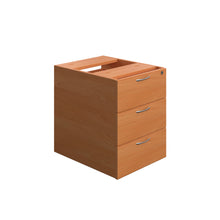 Load image into Gallery viewer, Essentials Fixed Pedestal 3 Drawers | Standard | Beech