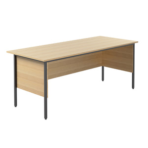 Eco 18 Rectangular Desk | 1800 X 750 | Oak/Black