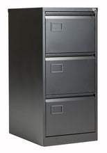 Load image into Gallery viewer, Bisley 3 Drawer Contract Steel Filing Cabinet | Black