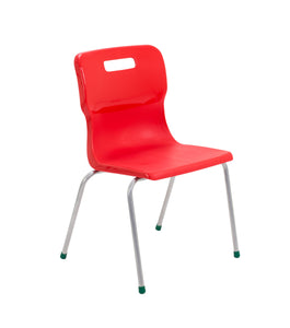 Titan 4 Leg Chair | Size 5 | Red