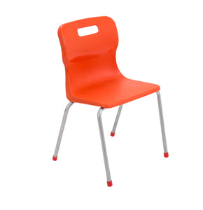 Titan 4 Leg Chair | Size 4 | Orange