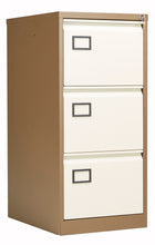 Load image into Gallery viewer, Bisley 3 Drawer Contract Steel Filing Cabinet | Coffee Cream