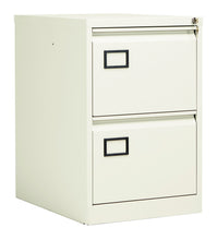 Load image into Gallery viewer, Bisley 2 Drawer Contract Steel Filing Cabinet | Chalk White