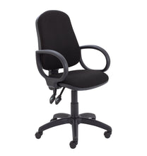 Load image into Gallery viewer, Calypso 2 High Back Operator Chair with Fixed Arms | Black