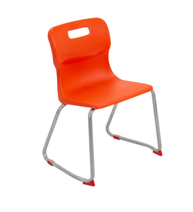 Titan Skid Base Chair | Size 4 | Orange