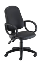 Load image into Gallery viewer, Calypso 2 High Back Operator Chair with Fixed Arms | Black PU