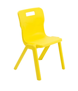 Titan One Piece Chair | Size 4 | Yellow