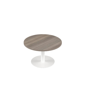 Contract Table Low | 600mm | Grey Oak/White