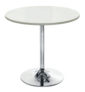 Ellipse Trumpet Base Table | 800mm | White