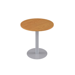 Contract Table Mid | 600mm | Nova Oak/Silver