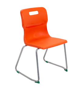 Titan Skid Base Chair | Size 5 | Orange