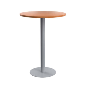 Contract Table High | 800mm | Beech/Silver