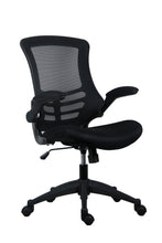 Load image into Gallery viewer, Marlos Mesh Back Office Chair With Folding Arms | Black