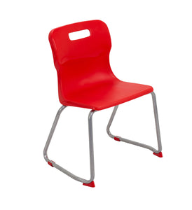 Titan Skid Base Chair | Size 4 | Red