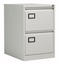 Load image into Gallery viewer, Bisley 2 Drawer Contract Steel Filing Cabinet | Goose Grey