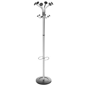 Coat stand | Chrome/Black