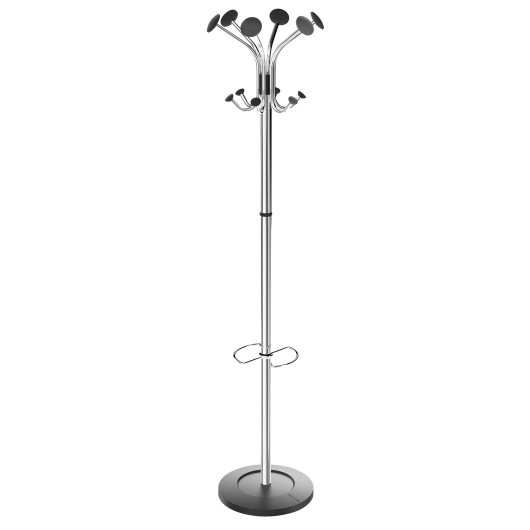 Coat stand | Chrome/Black