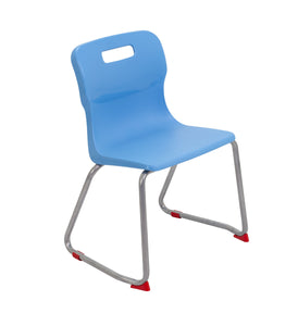 Titan Skid Base Chair | Size 4 | Sky Blue